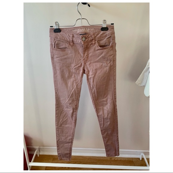 Dusty Rose Super Stretch Jegging | American Eagle - Picture 1 of 7